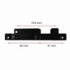 AXAGON RHD-225 Ramka metalowa do montażu 2 x 2.5 w pozycji 3.5 Czarna